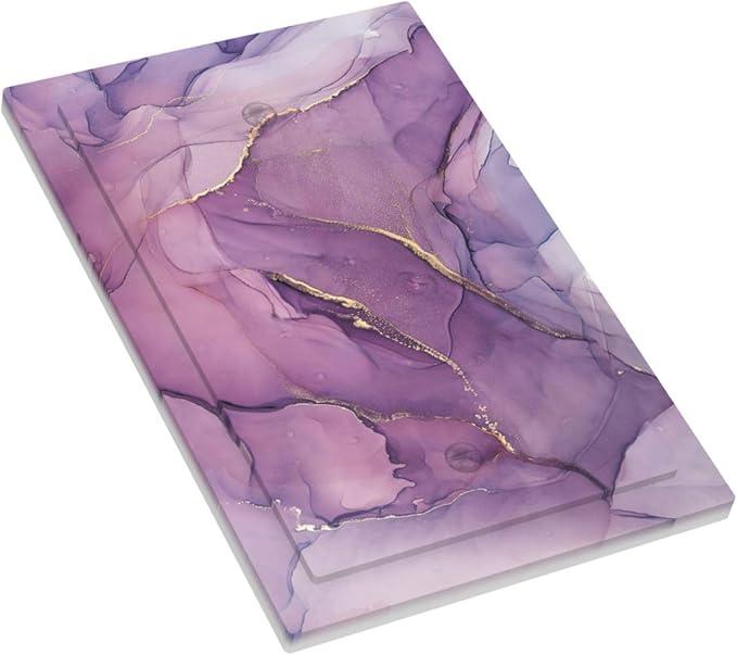 Light Switch Cover Plate Purple Marbling Golden Line 1 Gang No Device Blank Electrical Wall Plates Faceplate Decorative Switch Plate for living Room Bathroom Decor