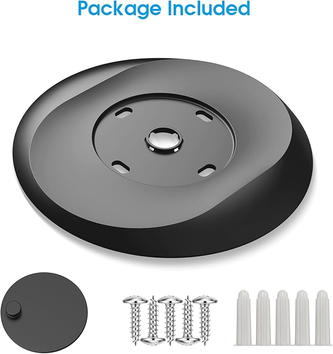 CaseBot Wall Plate Cover Compatible with Google Nest Learning Thermostat (4th Gen), Practical Nest Thermostat Trim Kit, with Temperature Sensor Holder, Easy Installation (Matte Black)
