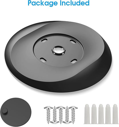 CaseBot Wall Plate Cover Compatible with Google Nest Learning Thermostat (4th Gen), Practical Nest Thermostat Trim Kit, with Temperature Sensor Holder, Easy Installation (Matte Black)