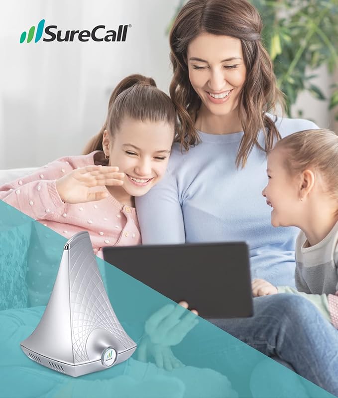 SureCall Flare 3.0 Cell Phone Signal Booster for Home & Office up to 3500 sq ft, Boosts 5G/4G LTE, Yagi Outdoor Antenna, Multi-User, Verizon AT&T Sprint T-Mobile, FCC Approved, USA Company