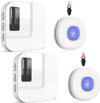 CallToU Wi-Fi Wireless Caregiver Pager Call Button for Elderly at Home , APP Emergency Alert for Seniors, Patients, and The Disabled (TY01WH-CB01-US 2-2)