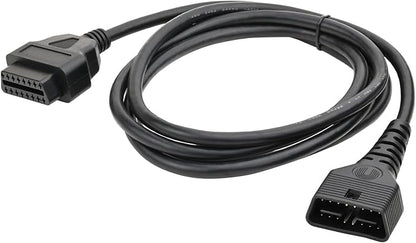 iKKEGOL Full 16 Pin OBD2 OBD II Male to Female Extension Cable Cord Diagnostic Tool Adapter for Auto Car Vehicle Truck 24V All OBD2 Port Plug Connector 24AWG (1M/3.3FT)