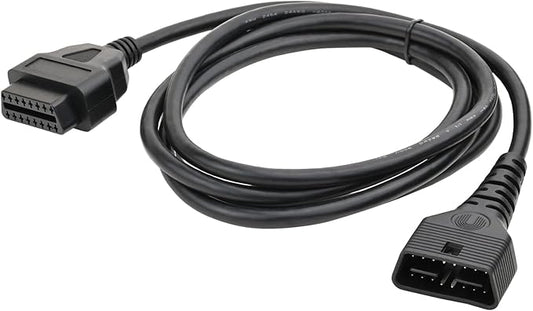iKKEGOL Full 16 Pin OBD2 OBD II Male to Female Extension Cable Cord Diagnostic Tool Adapter for Auto Car Vehicle Truck 24V All OBD2 Port Plug Connector 24AWG (1M/3.3FT)