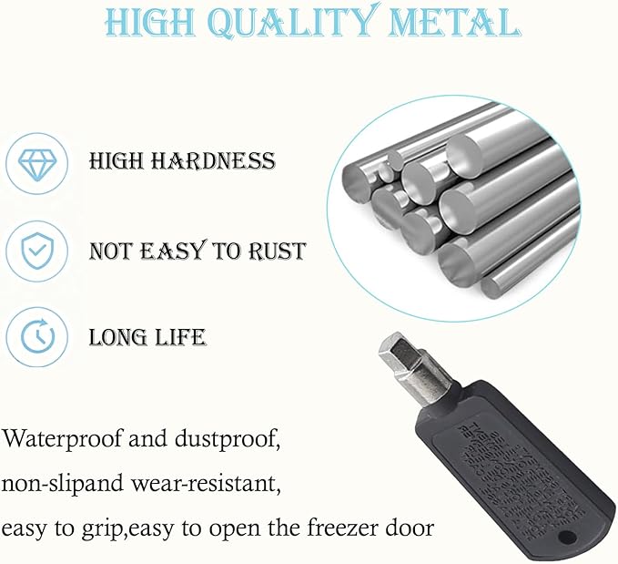 5304485424 Freezer Door Lock Key | Direct Replacement for Frigidaire FFBC4622QS/FFBC4622QS1 Wine Cellars | Fits AP5331004, 2211112, AH3506557, PS3506557