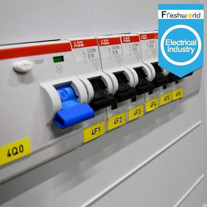 Freshworld 6-Pack Compatible with Dymo D1 Label Tape Replace for DYMO Label Maker Refills D1 45013 45010 45016 45017 45018 45019 Refills, for LabelManager 160 280 PnP 360D 210D 420P, 1/2 Inch x 23 Ft