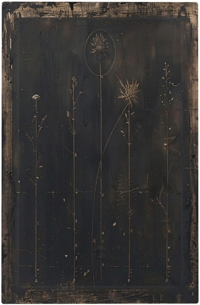 Light Switch Cover Plate Black And White Dandelion Art Vintage Wood Grain 1 Gang No Device Blank Wall Plate Electrical Outlet Cover Decorative Switch Plate Covers for Farmhouse Cabin Decor
