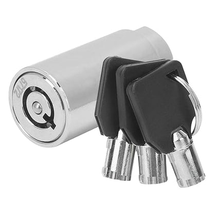 Secure Storage Cylinder, Tubular Keyway Device, Safety Lock with Prying Resistance, Vending Box for Candy Snack Machine, Security Accessory, Key System for Storage Unit Soda Machine Safe