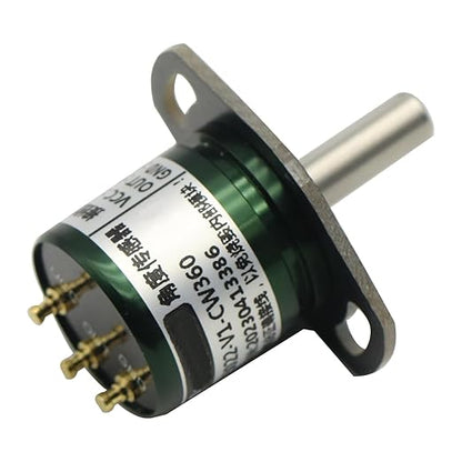 12-Bit Hall Angle Sensor, 0.088° Resolution, 360° Rotation, Durable Full-Circle Measurement,0-5V Output