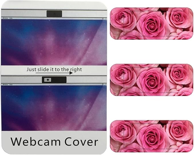 Laptop Camera Cover Slide,Protective Cover for Laptop, Desktop, PC,MacBook Pro, MacBook Air, iPad, iMac, Tablet,Protecting Privacy Security