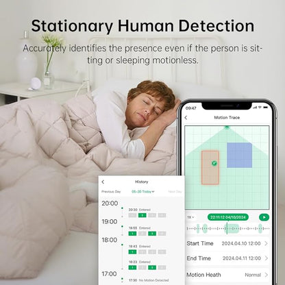 Emotion Max Presence Sensor, 60GHz mmWave Radar WiFi Smart Motion Sensor, IR Blaster, Light Sensor, Motion2MQTT Home Assistant, Compatible with Alexa and Google Home