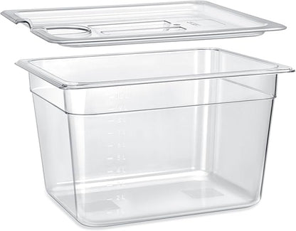 HOMENOTE Sous Vide Container 12 Quart With Lid,BPA Free Complete Accessories For Anova and Most Sous Vide Cookers,Anova Container Kit