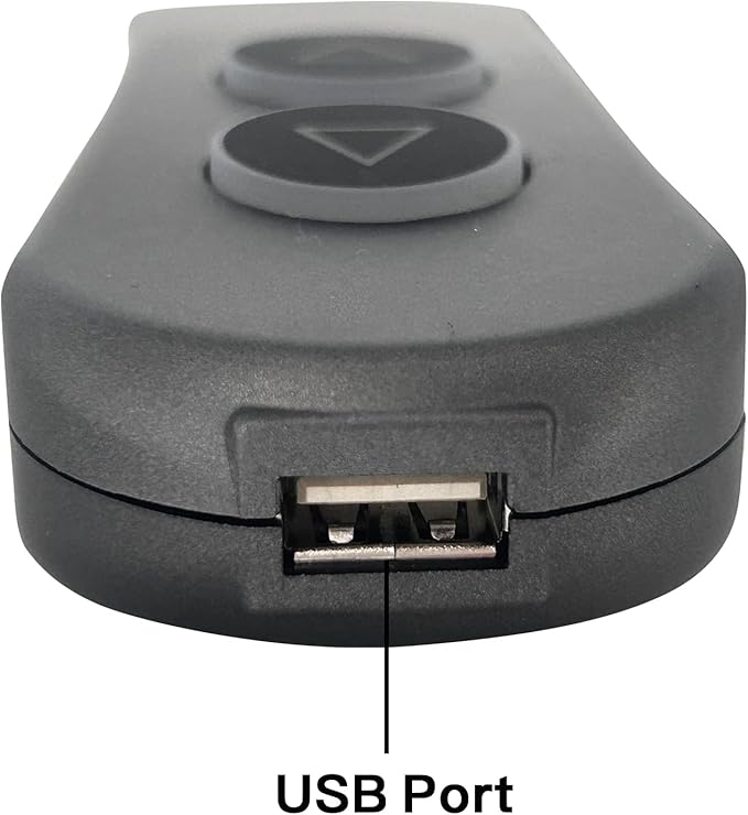 Fruhdi Lift Chairs Power Recliners 2 Button 5 Pin Prong Remote Handset Controller Hand Control with USB and Backlight