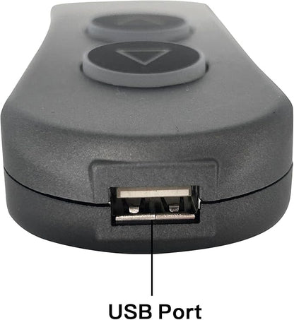 Fruhdi Lift Chairs Power Recliners 2 Button 5 Pin Prong Remote Handset Controller Hand Control with USB and Backlight
