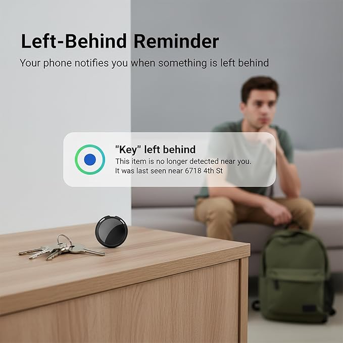 Car GPS Tracker Work with Find My (iOS Only) Mini Real Time Tracking Devices for Vehicles Hidden Magnetic Case Item Finder Global Coverage for Kids Dogs Truck No Monthly Fee or Subscription Waterproof
