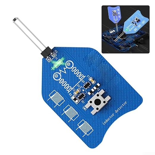 CT-1 Motherboard PCB Inductor Coil Tester Electronic Circuit Board Diagnostic Inductor Testing Device Tool with Electromagnetic Induction Technology for Component Testing and Circuit Maintenance(K-7)