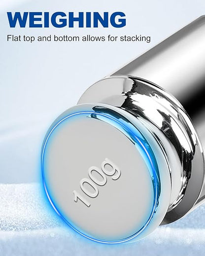 UCEC Calibration Weights for Digital Scale, 100g Gram Weights, Precision Stainless Steel Balance Scale Calibration Weight for Lab Educational Science