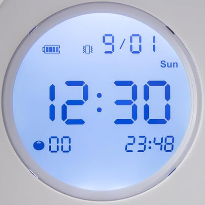 e-Pill Task-E-Lert 2-in-1 Pomodoro Timer for Kids and Adults | 3 Daily Alarms | Visual Timer & Loop Function | Time Management Tool for Productivity