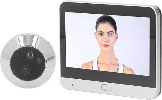 Zopsc 1080P Wireless Peephole Camera, WiFi Smart Digital Door Viewer with 4.3 Inch Screen, Night Vision, Motion Detection, for Home Security Apartment Door Monitoring