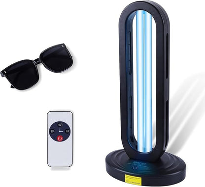 UV Light Sanitizer with Ozone,Ultraviolet Light Sanitizer for Room,Home Disinfection Device,15/30/60 Minutes Timer
