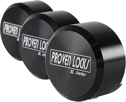 Proven Industries Model 400XL Puck-Lock Set, Made in The USA, Pack of 3, (Black)