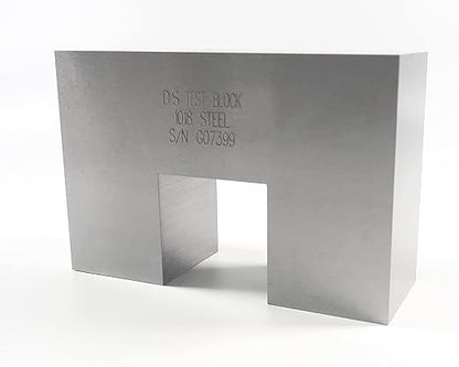 AWS-DS Sensitivity Distance Calibration Block UT Block 1018 Steel with Certificate