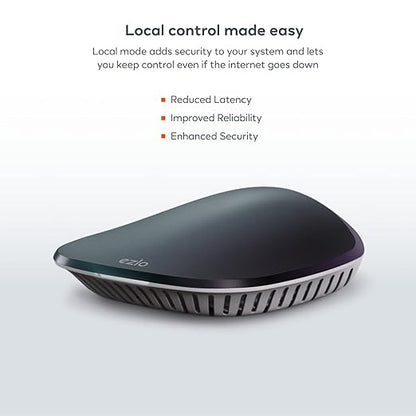 Ezlo Ezlo Plus Smart Home Hub with Zigbee & Z-Wave. Works with Wi-Fi Devices Associated with Amazon Alexa Devices & Google Assistant to Control Smart Locks, Smart Lights, Smart Switch and CCTV Cameras