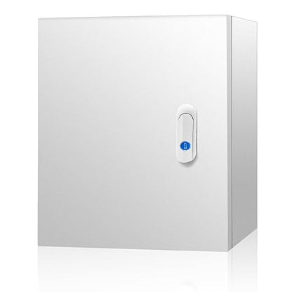 Outdoor Electrical Box 20 x 20 x 8''D NEMA 4X Enclosure Steel Box, Waterproof & Dustproof Outdoor/Indoor Lockable Electrical Junction Box, with Mounting Plate