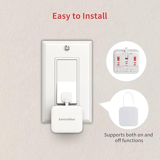 SwitchBot Smart Switch Pusher with Remote & SwitchBot Hub Mini Smart Remote
