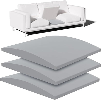 Couch Cushion Support for Sagging Seat – 3 Pack 22x22x2.4 Inch Sofa Cushion Board Saver & Replacement Insert for Saggy Couch or Chair, Quick No-Tool Install with 40D High Density Foam