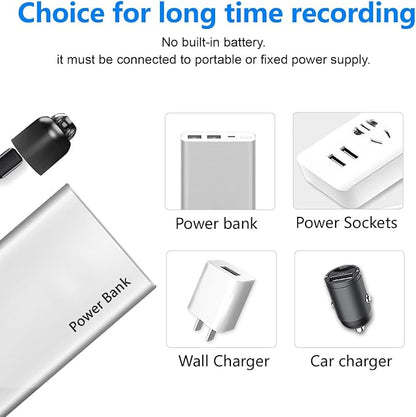 Smallest Wireless WiFi IP Camera,HD1080P Portable Mini Camera with Video Recording Live Feed,Baby Monitor,Nanny Cam,with Night Vision,Motion Detection,Cloud Storage for Security with iOS Android APP