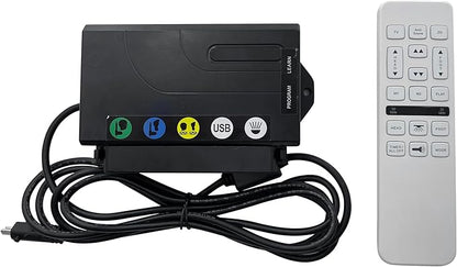Uetmulik Adjustable Bed Richmat Non-Universal Wireless HJH55 Remote and HJC18 Control Box Replacement