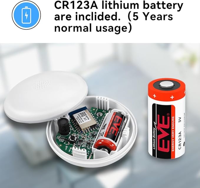 Heiman WiFi Water Leak Detectors for Home, Smart Water Sensor Alarm, 75 dB Water Flooding Alerts and App Remote Notifications, Leak and Drip Detectors, Basement, underground, Kitchen, Laundry (1 Pack)