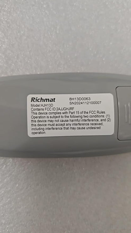 Adjustable Bed Remote for Richmat HJH13D Bed Remote Control and HJC18 Control Box Replacement Parts