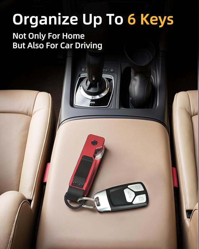 Keychain Key Holder Keychain Tile For Men/Women Key Finder Ring/Organizer for Car Keys Keyring Accessories 2-5 Keys