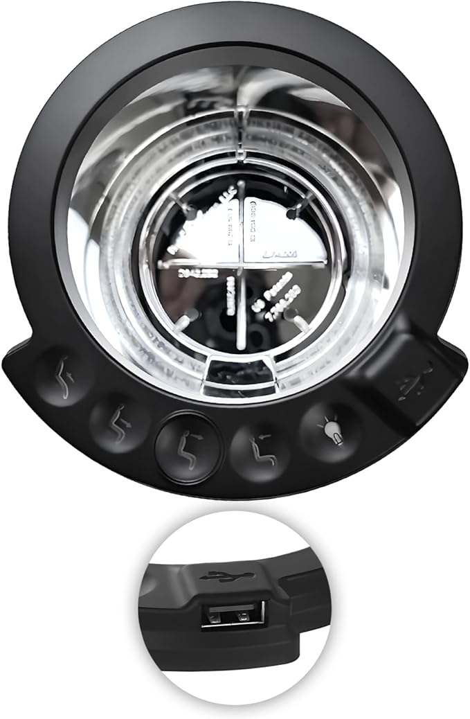 ICH R2ULBL 02 Compatible with Power Recliner Lift Chair Raffel Systems Theater Cup Holder with USB and Light