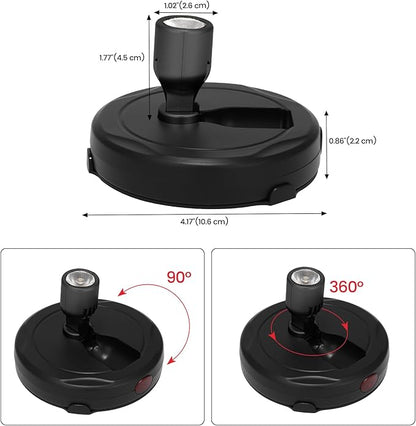 Spotlight Battery Powered, Wireless Picture Light, Accent Spot Light for Indoor Plant Tree, Display LED Puck Lights with Remote and Timer, Stick Uplighting for Photo Painting Dartboard Wall Decor Art