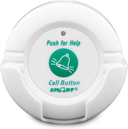 Smart Caregiver Wireless Monitor with 2 Nurse Call Buttons - Cordless Monitor with Two Call Buttons Alerts Caregiver up to 300 ft Away - Know When They Need Help! (Two Call Button to Pager)