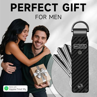 Key Organizer Men's Keychains with Smart Tracker, Key Finder, Compact Key Holder -Minimalist Key Case Metal Car Key Chain