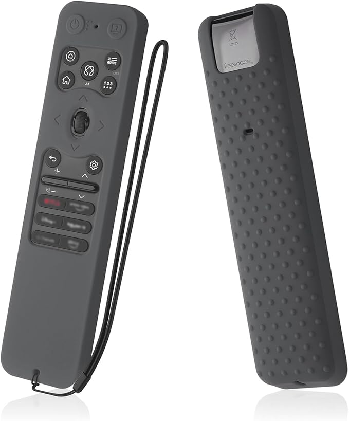 Silicone Case for LG MR25GA Remote Cover Compatible with 2025 LG OLED Smart TV C5 B5 G5 M5 Series Remote Protective Case Cover (Dark Grey)