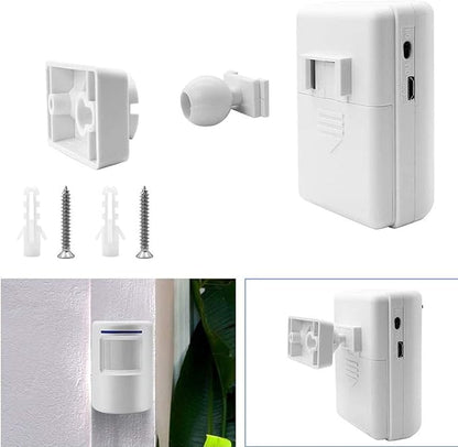 Motion Detector Sensor, SiegenPro Driveway Alarm Wireless, Home Security Business Motion Sensor Alarm Indoor Outdoor Weatherproof