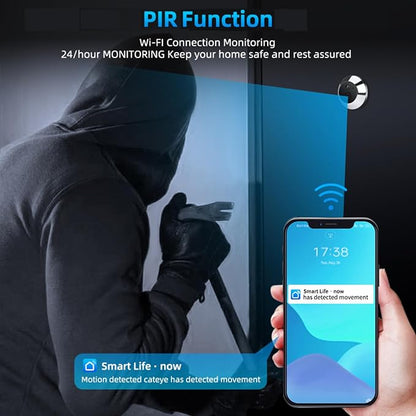 Digital Door Peephole, Digital LCD Security Camera 1080P with 4.3 inch Monitor, 120 Degree Peephole Viewer, IR NightVision, Motion Detection, Two Way Intercom