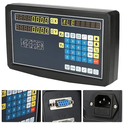 2/3 Axis Digital Readout and TTL Precision Linear Glass Scale DRO Encoder for Milling Lathe. Note:Display&Scales Sold Separately,Pls Select The Size Options! (2 Axis Digital Readout Display ONLY)