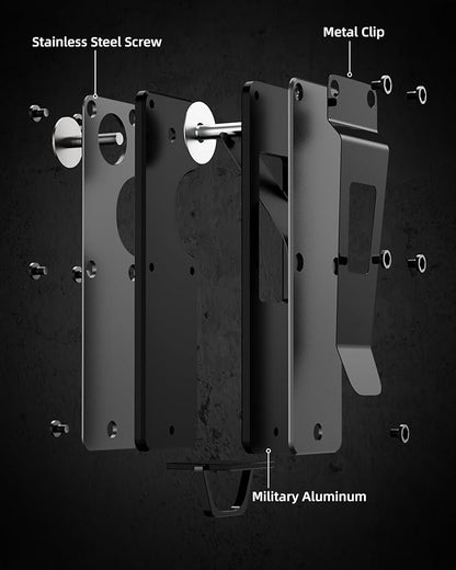 Key Organizer Compact Key Holder Metal Key Chain Minimalist key case key holder for keychain Secures 1-5 Keys