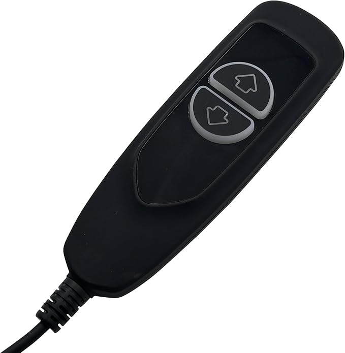 2 Button 5 Pin Remote Hand Control with USB A C Ports and Backlight for Lift Chair Power Recliner Electric Sofa Parts Replacement Handet Controller