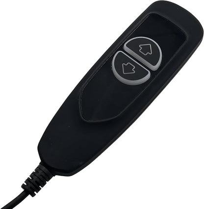 2 Button 5 Pin Remote Hand Control with USB A C Ports and Backlight for Lift Chair Power Recliner Electric Sofa Parts Replacement Handet Controller