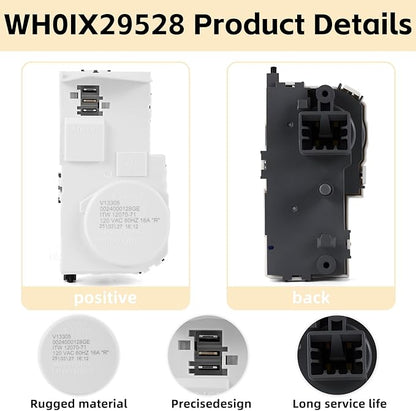 WH01X29528 Upgraded Washer Door Lock (OEM) Compatible with G.E Washing Machine,Replacement for AP6985313,EAP12749276,4958749,PS12749276,PD00060769.