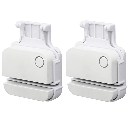 Garage Door Bracket Compatible with R-ing Alarm Contact Sensors (2nd Gen) – Perfect Fit, Reliable Hold, Quick Setup (2 Pack)