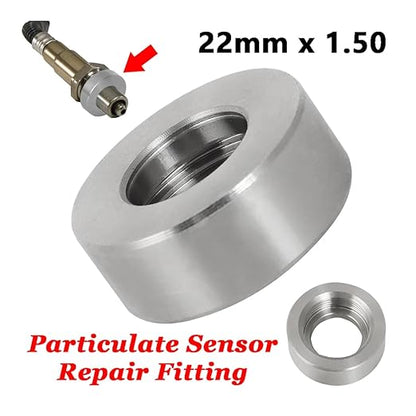 for 22mm X 1.5 Diesel PM Particulate Boss Soot Sensor Repair Fitting Mount Weld Bung