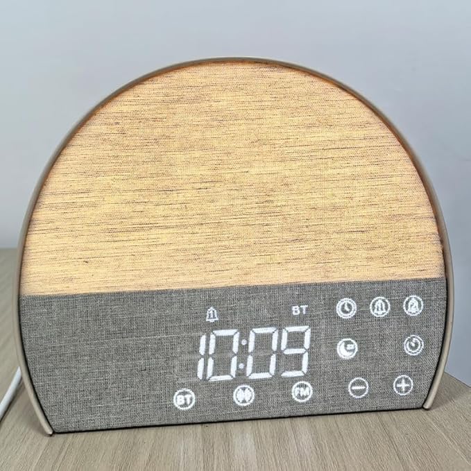 Restore 3 Sunrise Alarm Clock, Sound Machine with White Noise, Smart Light, Cocoa