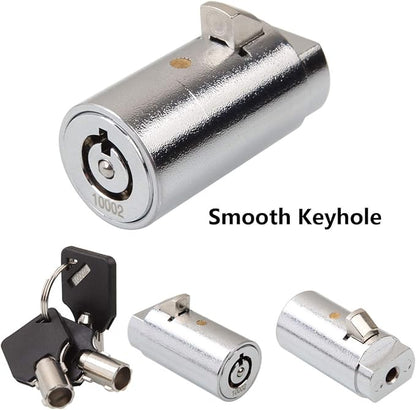 Candy Machine Key, High Security Vending Machine Lock and Key (Keyed Alike), 5-Pack Soda Machinee Locks Pick Tubular Lock Pick for Coke Machine, Pepsi Machine, Snack Machine